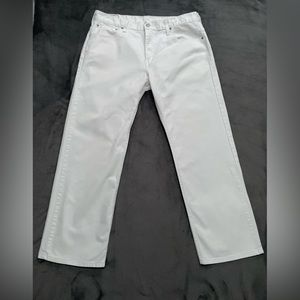 Levi's Men's Straight Jeans - White